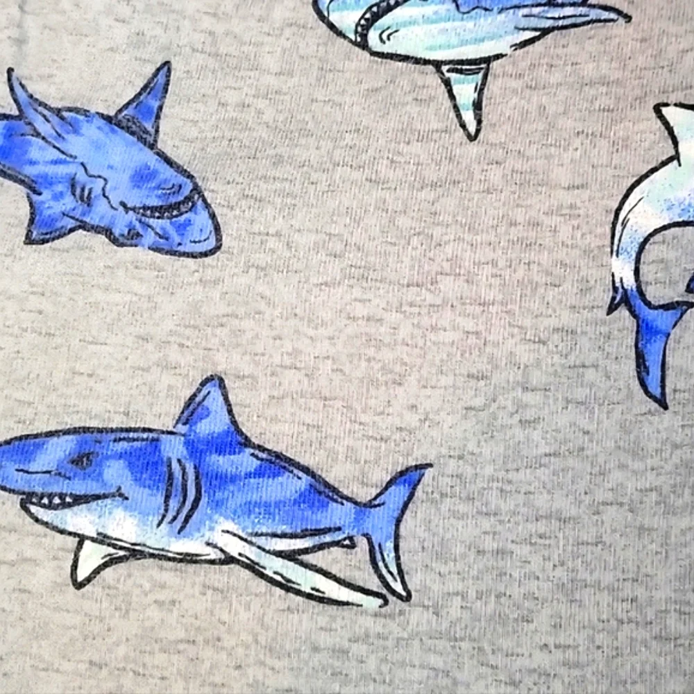 NEW Garanimals 2-Piece Kids Sharks Matching Tank & Short Set